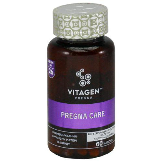 Витаджен N26 Vitagen Pregna Care (Витаджен Прегна Кеа) капсулы №60